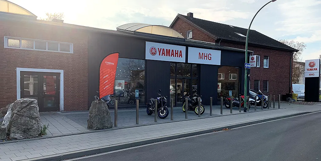 Geschäftsgebäude von MHG Yamaha in Neuss
